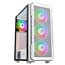 2E GAMING PC Case Hexagon G338W (2E-G338W), White